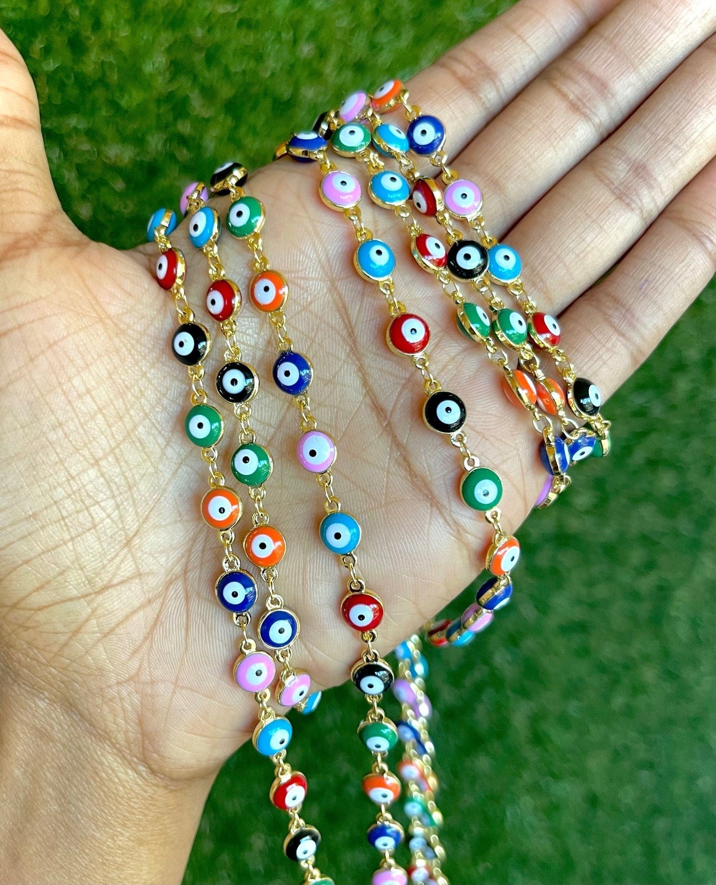 Multi Color Evil Eye Waist Chain
