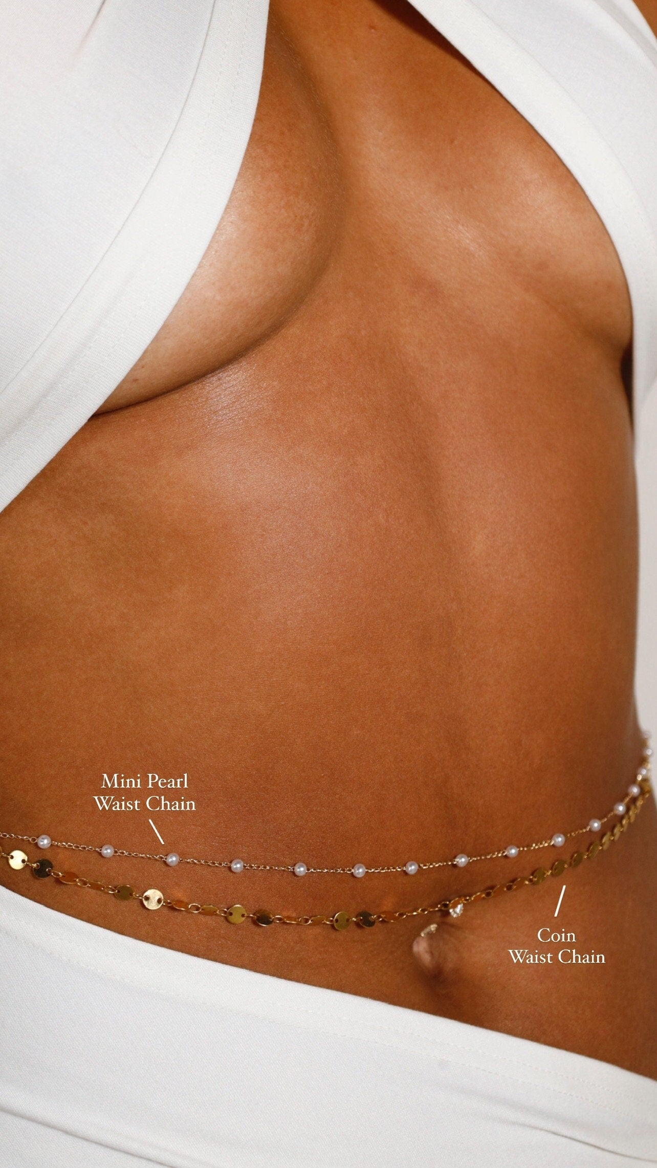 Mini Pearl Waist Chain