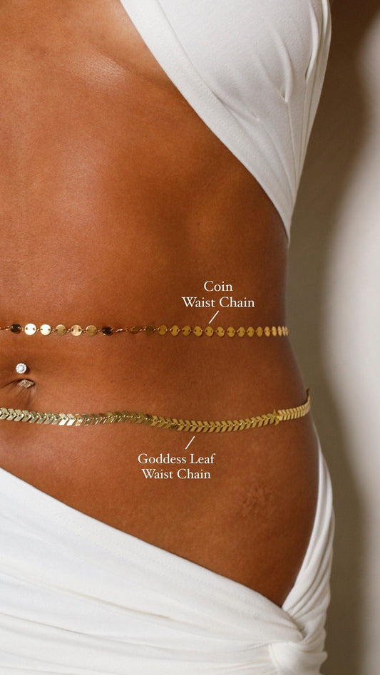 Goddess Leaf Waist Chain