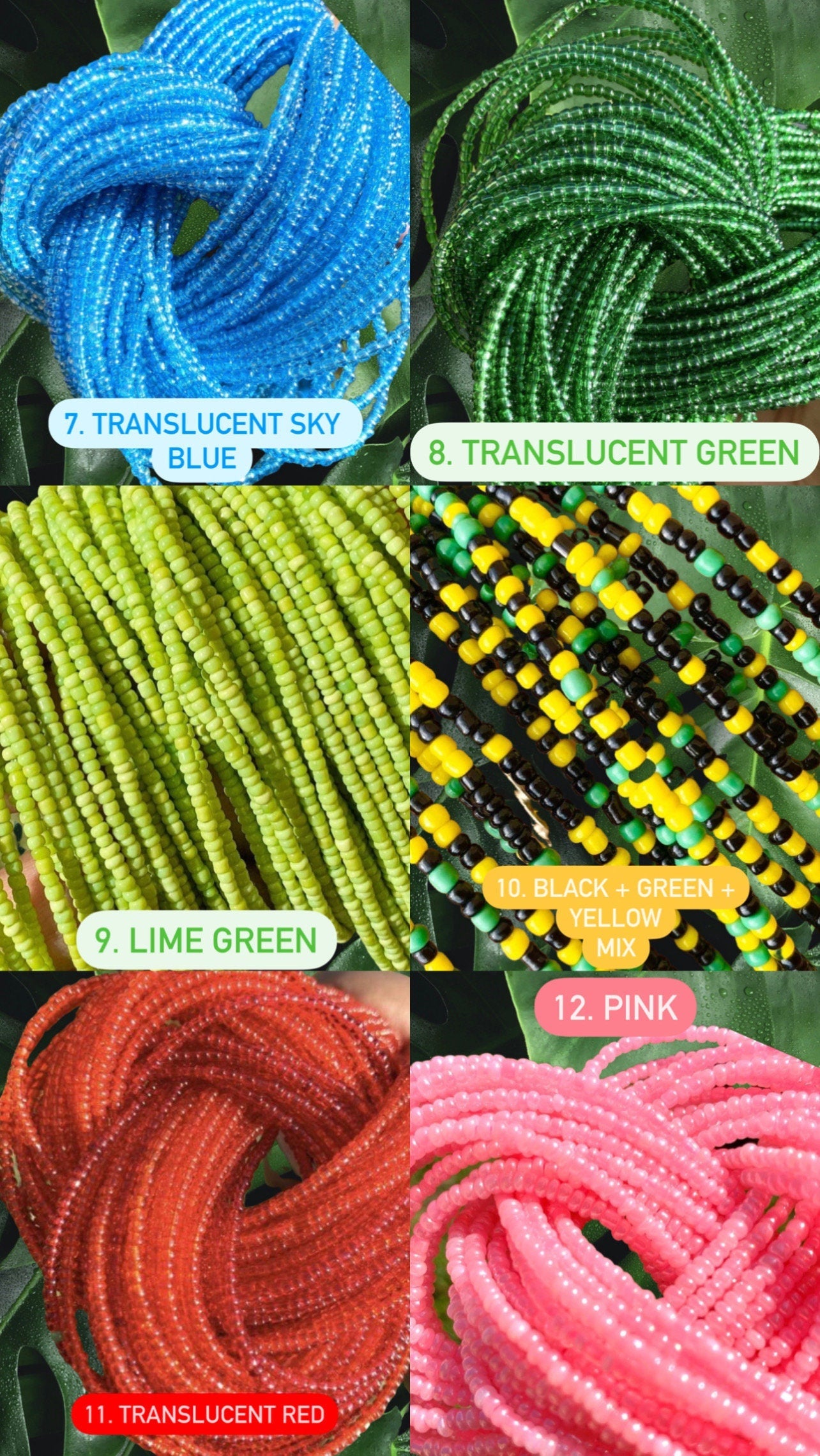 Waist Beads (Removable)