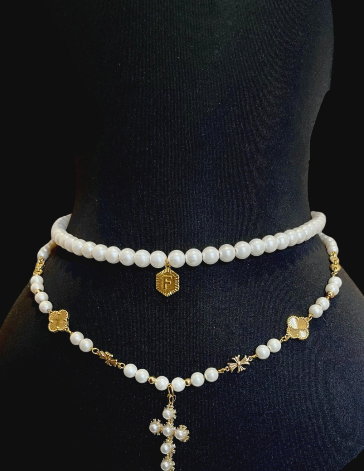 Opulent Pearl Waist Chain